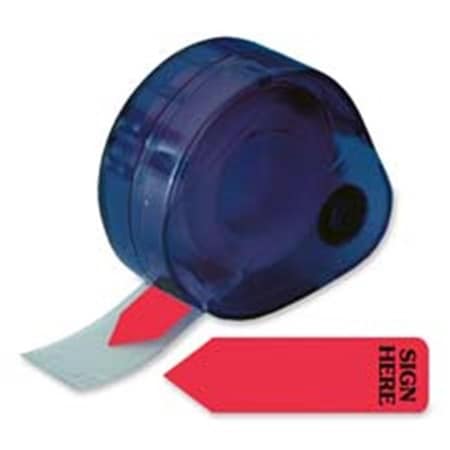 Redi-Tag Redi-Tag Corporation RTG81054 Sign Here Reversible Arrow Flag- .56in.x1-.88in.- Red RTG81054